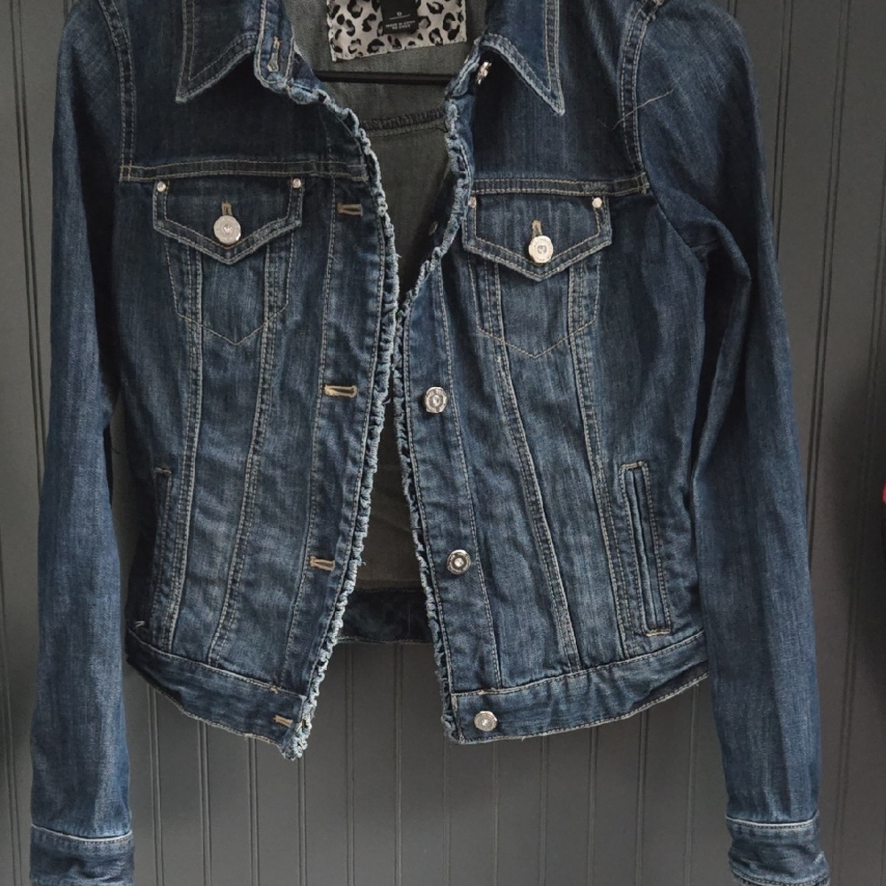 White House Black Market Denim Jacket